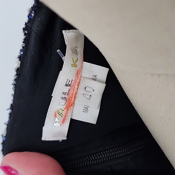 Paule Ka Tweed Zip Back Dress Size 8 - Picture 7 of 9